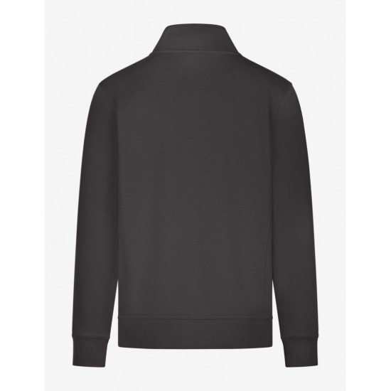 Eugen, sweater met rits, antraciet
