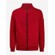 Eugen, sweater met rits, rood