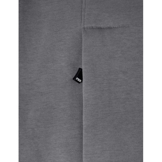 Eugen, sweater met rits, grijs Eugen, sweater met rits, grijs