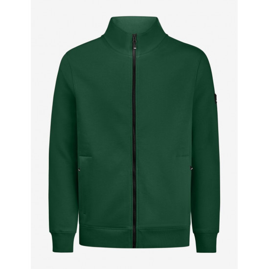 Eugen, sweater met rits, groen