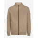 Eugen, sweater met rits, beige