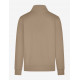 Eugen, sweater met rits, beige