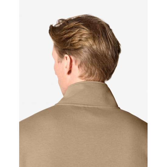Eugen, sweater met rits, beige