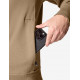 Eugen, sweater met rits, beige