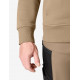 Eugen, sweater met rits, beige