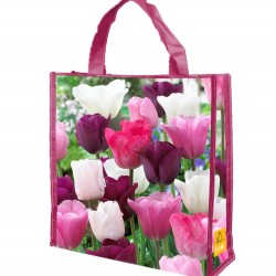 Shopping Bag met 25 Tulpenbollen (mix)