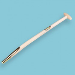 Rieksteel 85 cm. met veerbus voor vork met stift