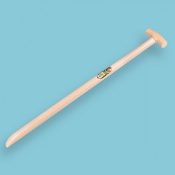 Rieksteel 85 cm. voor vork met aangesmede veren (Engelse kruk)