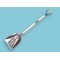 Graanschop aluminium met strip en 95 cm. PD steel