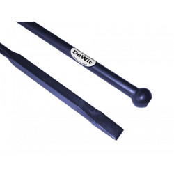 De Wit stootijzer 1600 x 40 mm. platte beitel