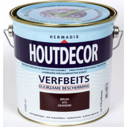 Hermadix Houtdecor Verfbeits (2,5 Ltr.) 610 bruin Hermadix Houtdecor Verfbeits (2,5 Ltr.) 610 bruin