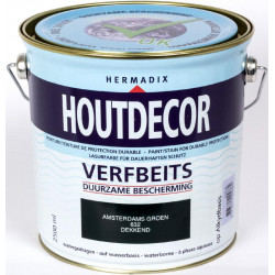Hermadix Houtdecor Verfbeits (2,5 Ltr.) 632 amsterdams groen Hermadix Houtdecor Verfbeits (2,5 Ltr.) 632 amsterdams groen