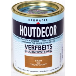 Hermadix Houtdecor transparante beits 653 (750 ml.) eiken