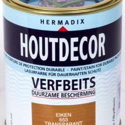 Hermadix Houtdecor transparante beits 653 (750 ml.) eiken