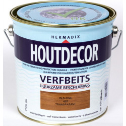 Hermadix Houtdecor transparante beits (2,5 Ltr.) 657 old pine Hermadix Houtdecor transparante beits (2,5 Ltr.) 657 old pine