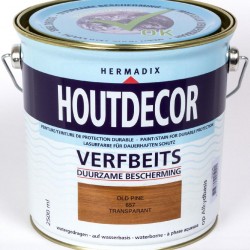 Hermadix Houtdecor transparante beits (2,5 Ltr.) 657 old pine