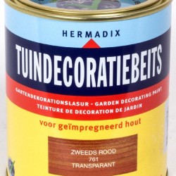 Hermadix Tuindecoratiebeits (750 ml.) 761 zweeds rood