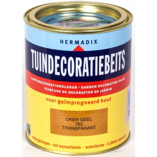 Hermadix Tuindecoratiebeits (750 ml.) 762 okergeel