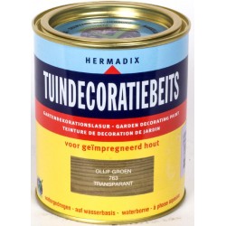 Hermadix Tuindecoratiebeits (750 ml.) 763 olijfgroen