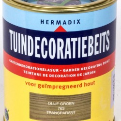 Hermadix Tuindecoratiebeits (750 ml.) 763 olijfgroen