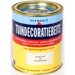 Hermadix Tuindecoratiebeits (750 ml.) 765 dover wit