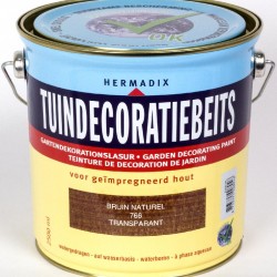 Hermadix Tuindecoratiebeits (2,5 Ltr.) 766 bruin (naturel)