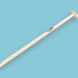 Rieksteel 95 cm. voor vork met aangesmede veren
