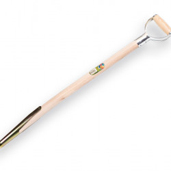 YD-steel 95 cm. (gebogen) met veerbus voor zware vorken met stift