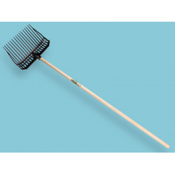 Paardenstalvork kunststof met steel Paardenstalvork kunststof met steel