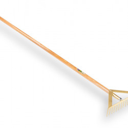Asfalthark met 14 tanden, versterkt 35 cm. met steel 170 cm.