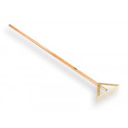 Asfalthark met 14 tanden, versterkt 35 cm. met steel 170 cm. Asfalthark met 14 tanden, versterkt 35 cm. met steel 170 cm.