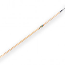 Schoffel rond model verzinkt 14 cm. met steel 160x2,8 CM. MET HILT.