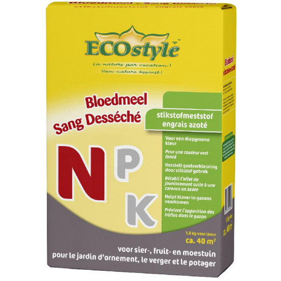 Ecostyle Bloedmeel (1,6 kg) (12% N)