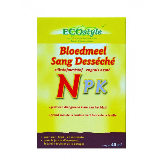 Ecostyle Bloedmeel (1,6 kg) (12% N)