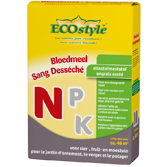 Ecostyle Bloedmeel (1,6 kg) (12% N)