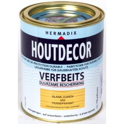 Hermadix Houtdecor transparante beits 659 (750 ml.) blank vuren Hermadix Houtdecor transparante beits 659 (750 ml.) blank vuren