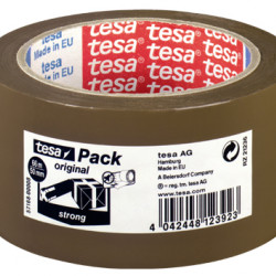 Tesa verpakkingstape (bruin) 50 mm. x 66 mtr.