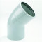 PVC bocht 125 mm mof/spie 45° MV