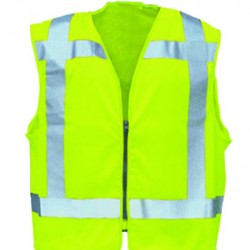 Sioen veiligheidsvest 9052 RWS met rits (geel) maat M