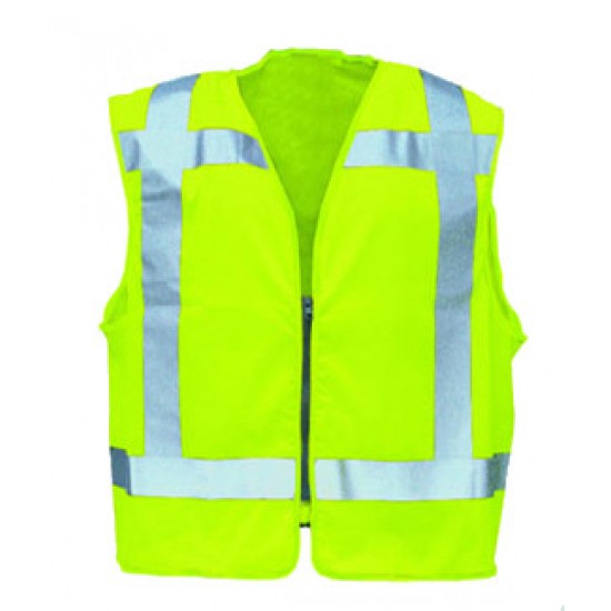 Sioen veiligheidsvest 9052 RWS met rits (geel) maat M