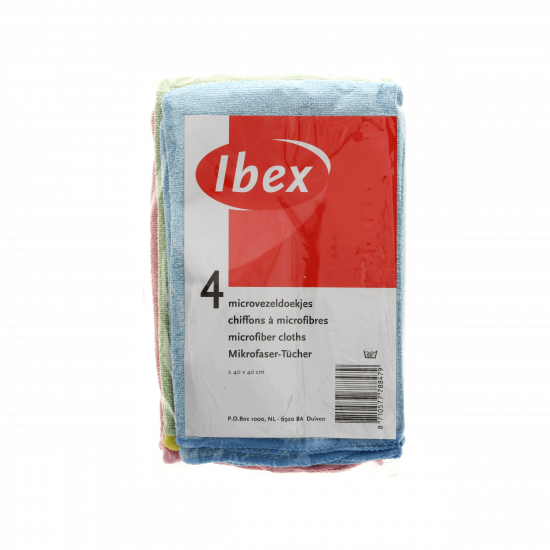 Ibex microvezeldoekjes 40x40 (a 4 stuks)