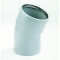 PVC bocht 110 mm mof/spie 22° MV