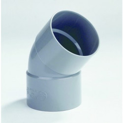 PVC BOCHT 32 MM. 45graden LV