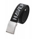 Havep Riem katoen 4 cm. zwart (7353)