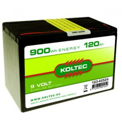 Koltec batterij 9V-120Ah Alkaline