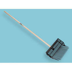 Paardenstalvork korf met steel 150 x 2,8 cm. Paardenstalvork korf met steel 150 x 2,8 cm.