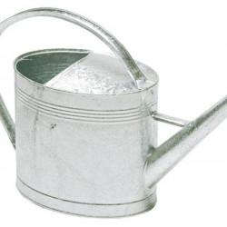 Gieter ovaal gegalvaniseerd zwaar zonder broes (13 Ltr.)