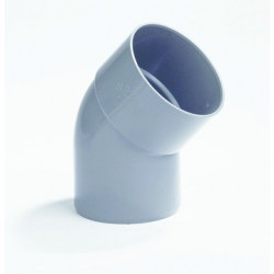 PVC Bocht 75 mm mof/spie 45° LV PVC Bocht 75 mm mof/spie 45° LV