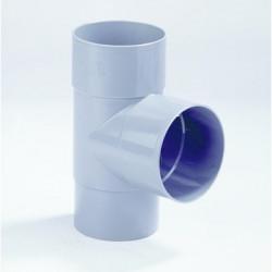 PVC T-stuk 100 mm 2 mof/1 spie verjongd 87°30' LV (HWA) PVC T-stuk 100 mm 2 mof/1 spie verjongd 87°30' LV (HWA)