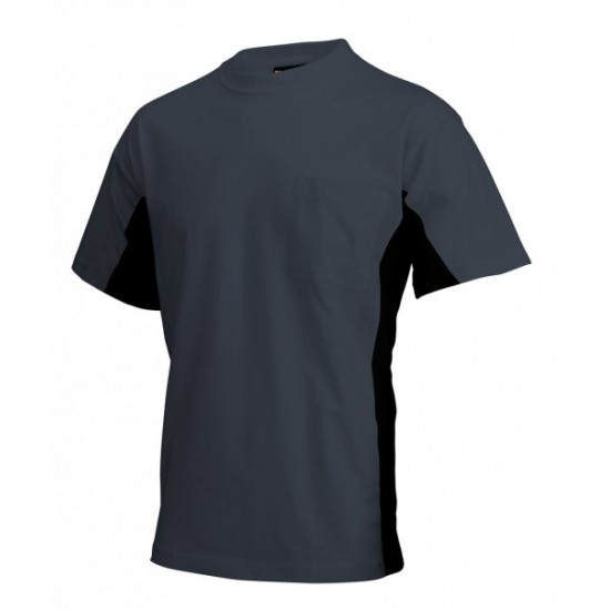 Tricorp T-shirt Bi-Color Borstzak d.grijs-zwart (TT2000) Maat: XS